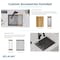 Elkay Crosstown 16 Gauge Workstation Stainless Steel Single Bowl Undermount Sink Kit EFRU21169W - alternate 3